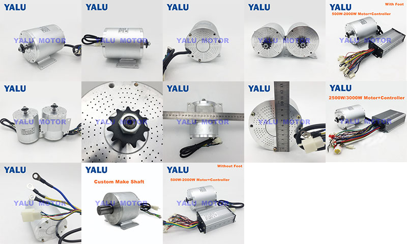 Electric Mid Drive Brushless DC Motor BM1109 for Ride On Toy Scooter -  China Yalu Electric