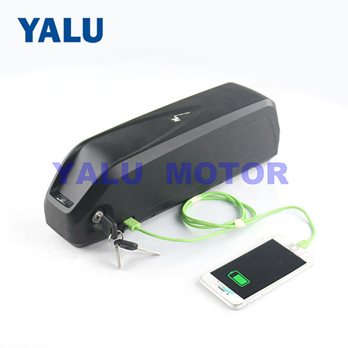 Lithium Battery Pack with Charger and USB port for Ebike motor kit
