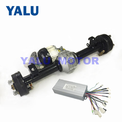Electric Tricycle Brushless DC Motor with 500W Split Drum Rear Bridge