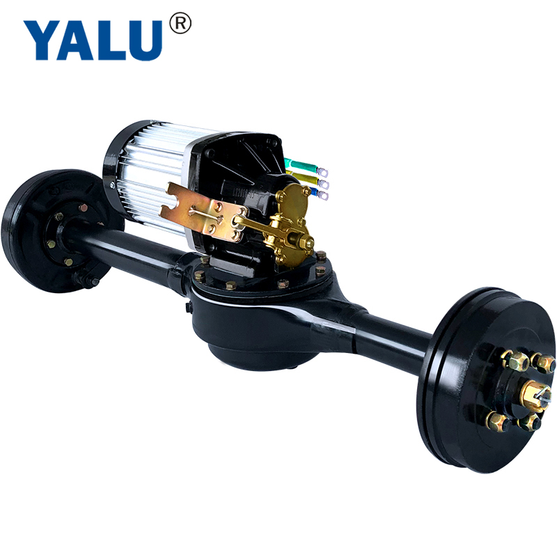 Big Power Electric Differential Tricycle Brushless Motor 1200 Watts to 3000W 48V 60V 72V With Heavy Load Drum Brake Rear Axle